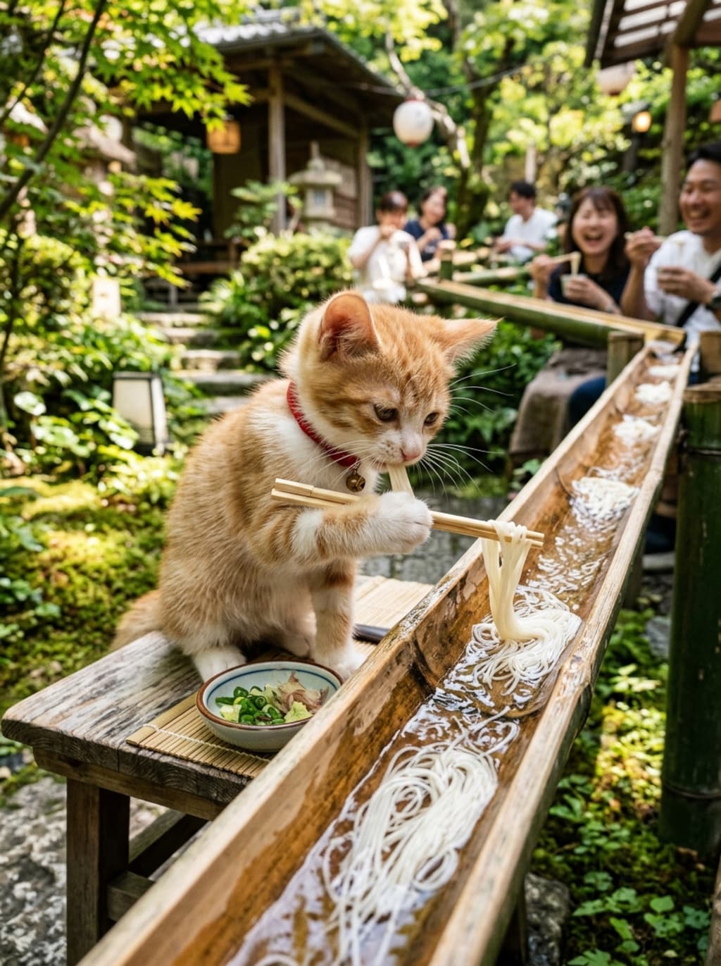 にゃがしそうめん《夏の涼》
