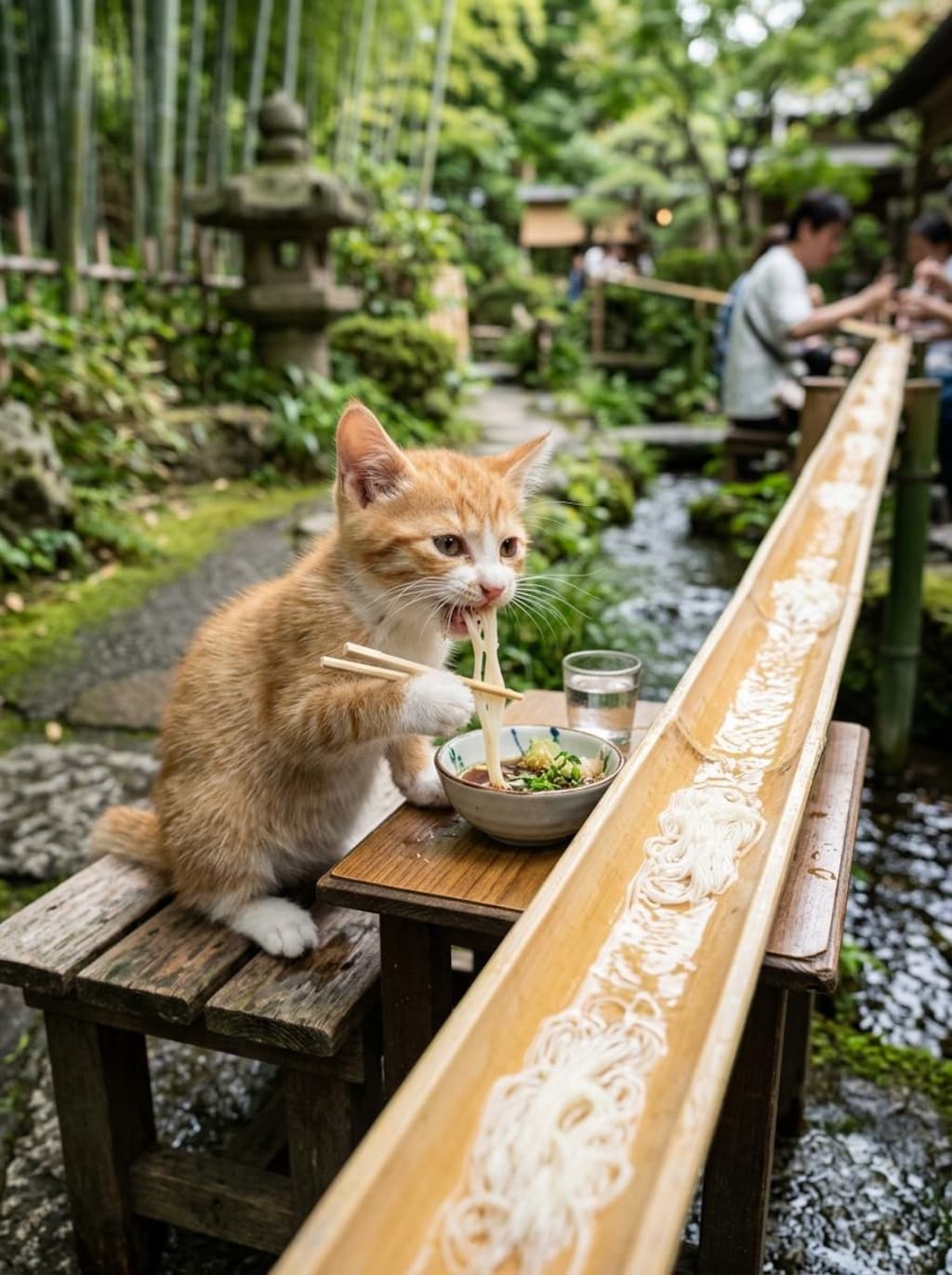 にゃがしそうめん《夏の涼》