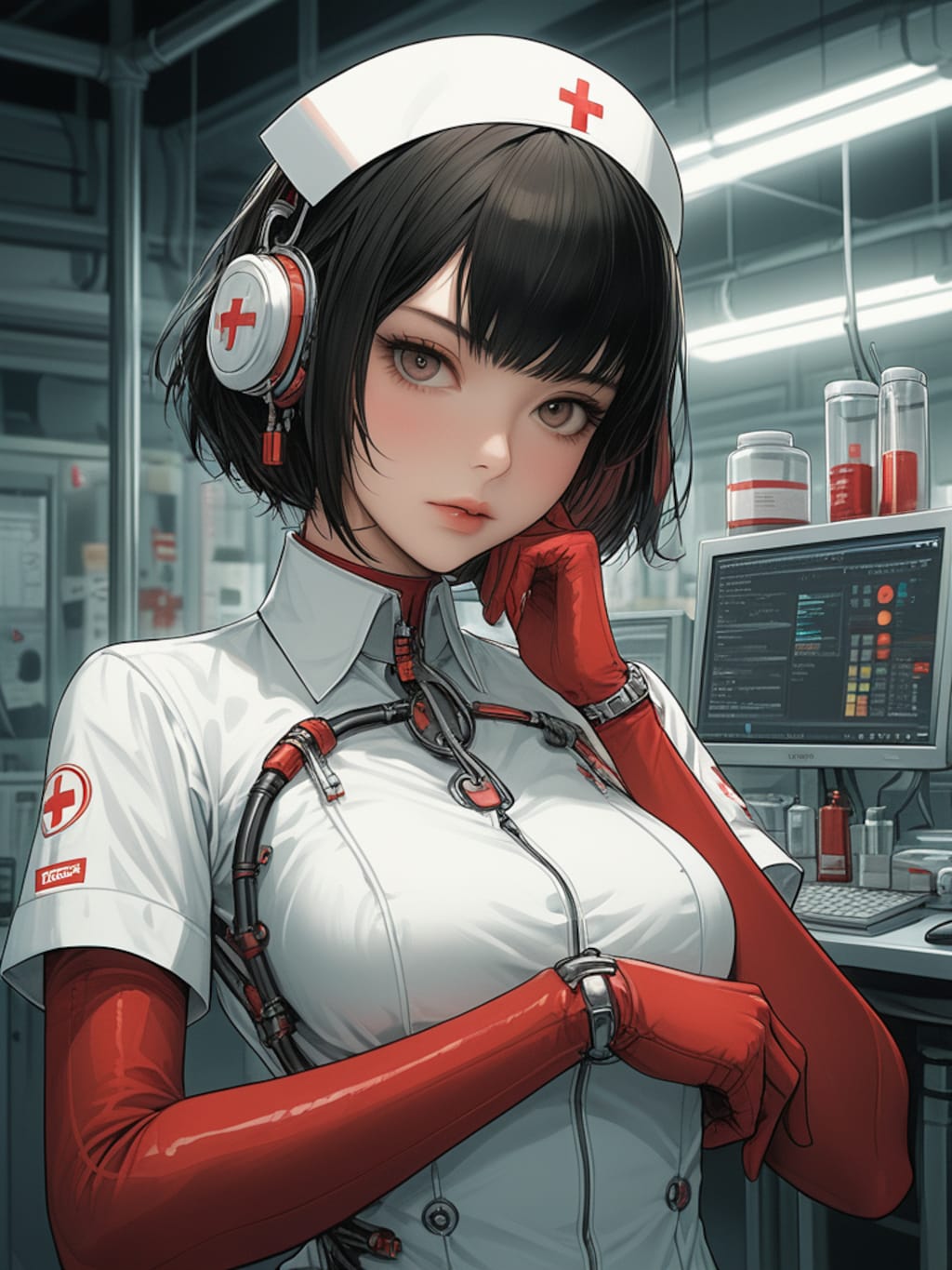medical mecha girl