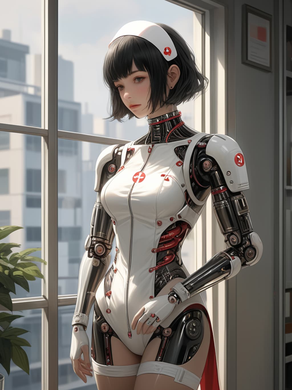 medical mecha girl