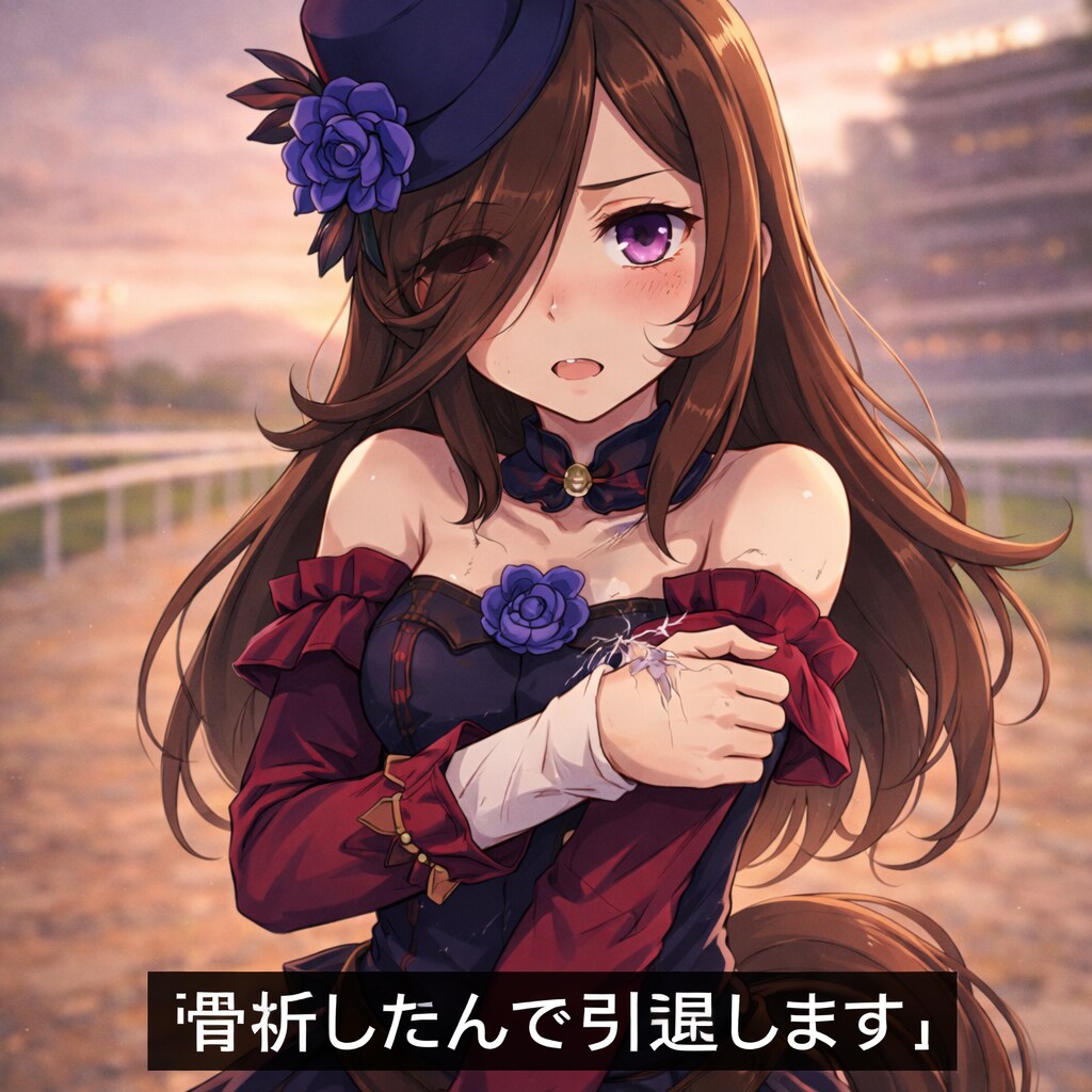 骨折したんで引退