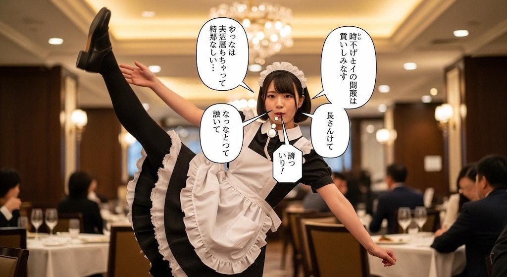 今日はメイドさんに喋らせてみた1