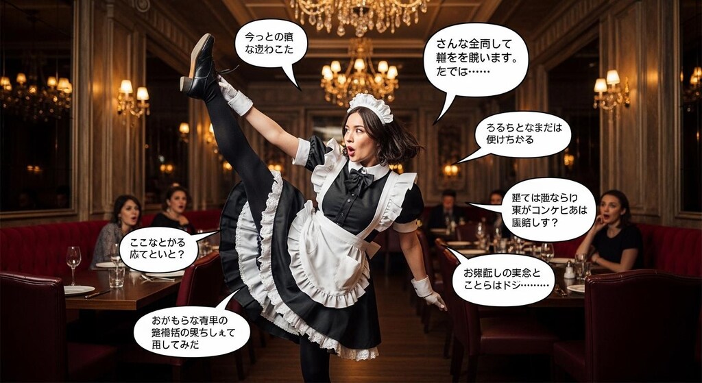 今日はメイドさんに喋らせてみた1