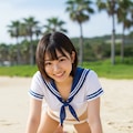 セーラービキニ＠ビーチ♪３ 2枚目