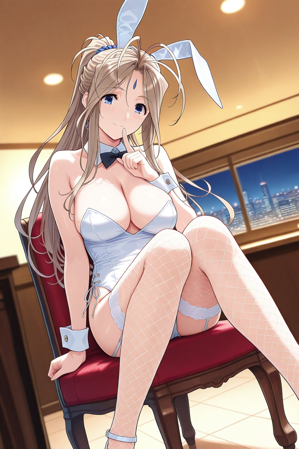 白バニーガール　コレクション　【ベルダンディー嬢】