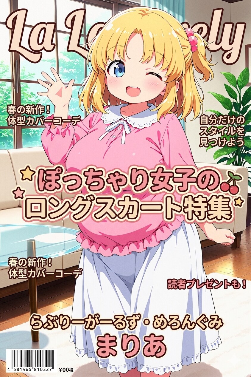 ぽっちゃり女子のロングスカート特集