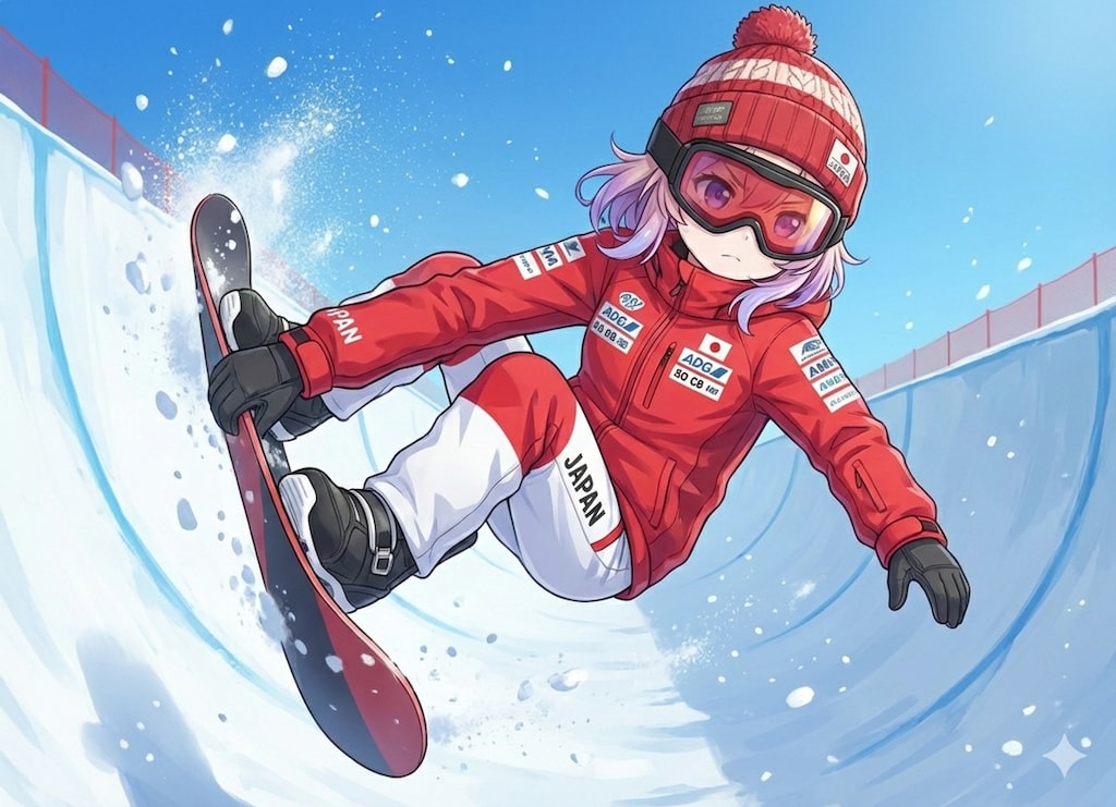 頑張れ！ミラノ・コルティナ五輪日本代表チーム　（みーむーちゃん）