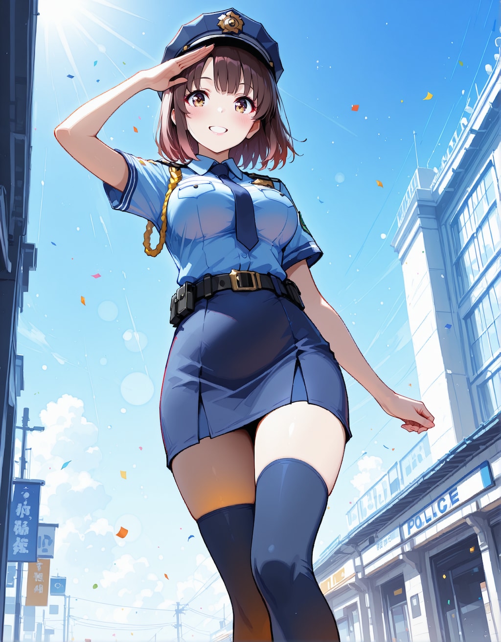 【警官コスプレ】冴えカノ_加藤恵