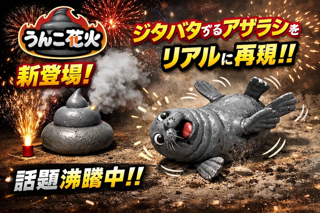 続ジタバタアザラシ軍〜う〇こ花火〜