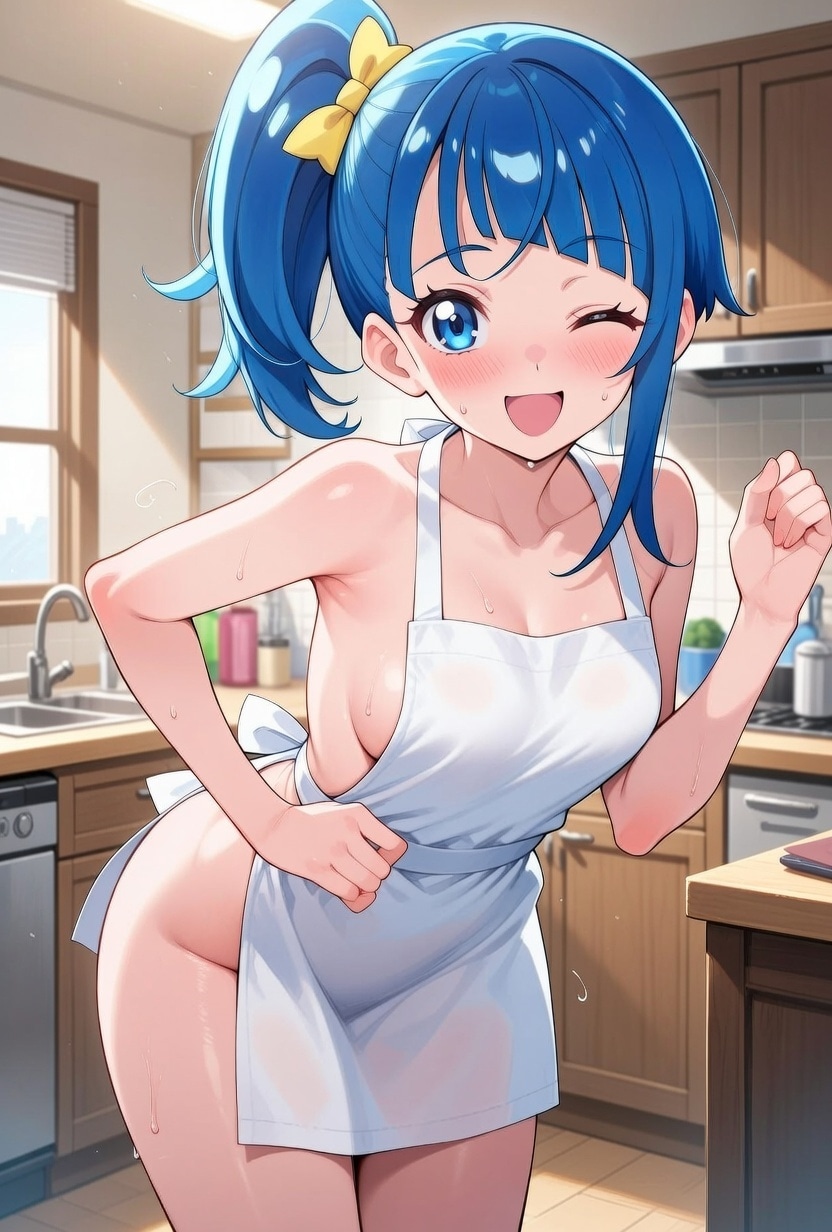 ソラちゃん裸エプロン