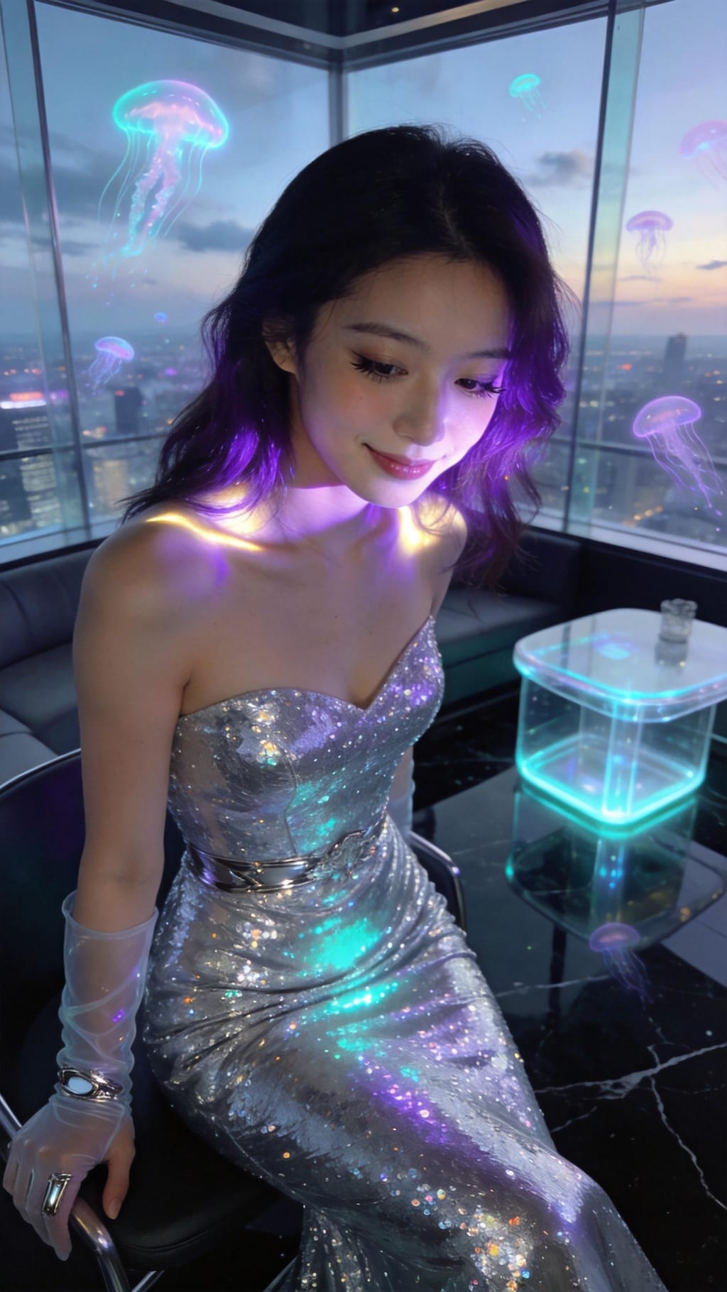 Neon Scales and Midnight Smiles