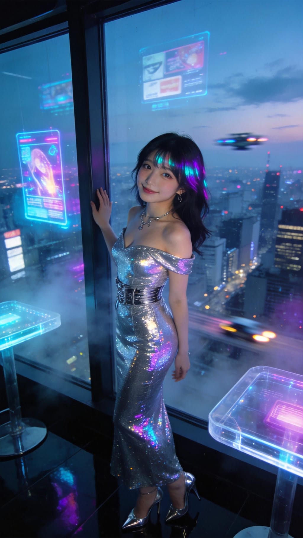 Neon Scales and Midnight Smiles