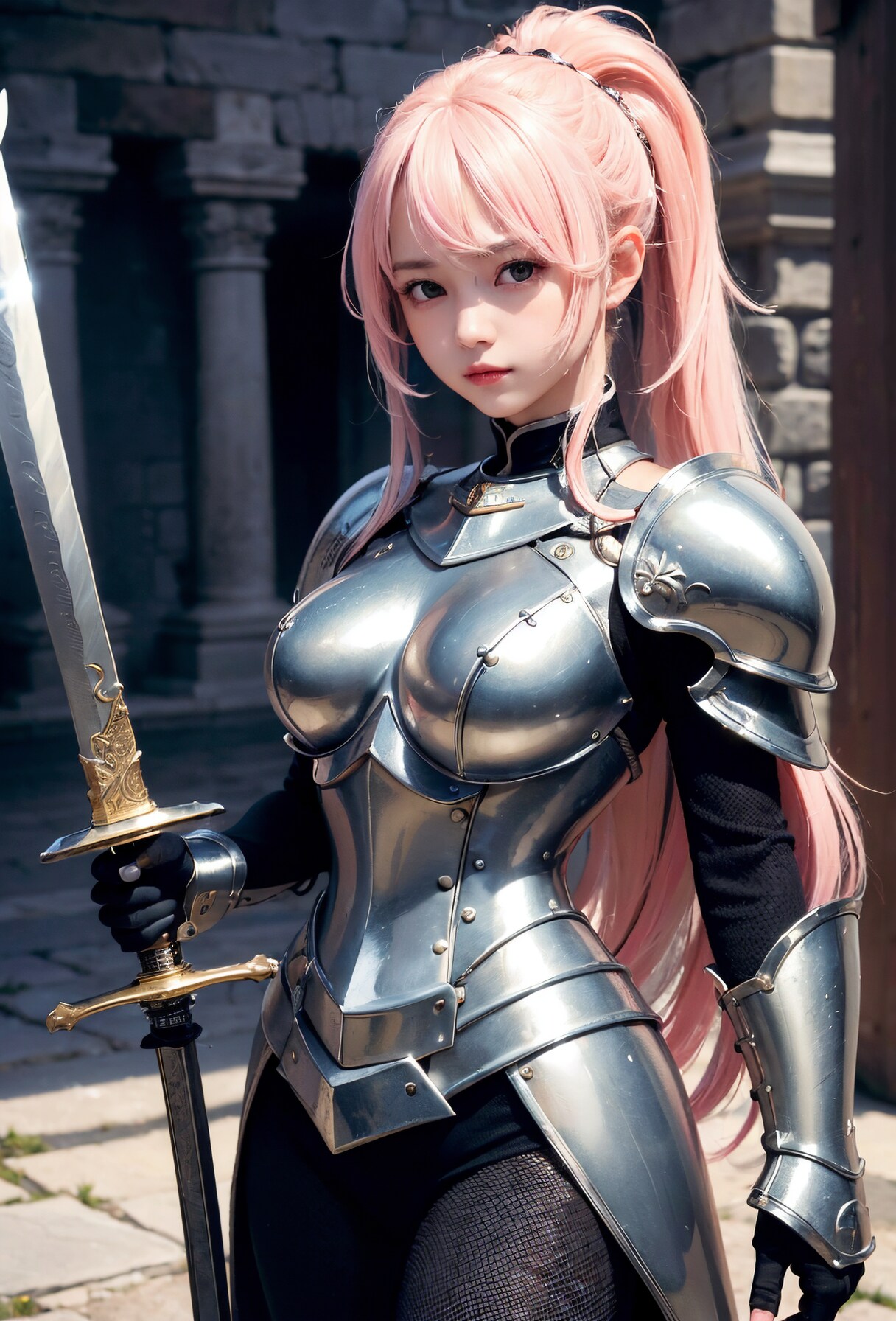 可愛い女竜騎士