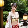 和風のウェディングドレスの花嫁です。実写版 8枚目