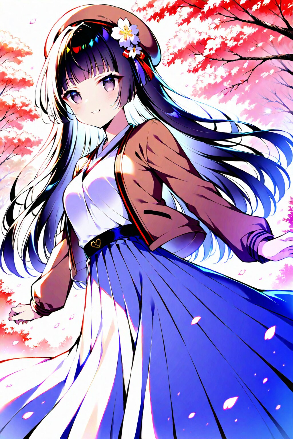 桜と女の子 2025　その３