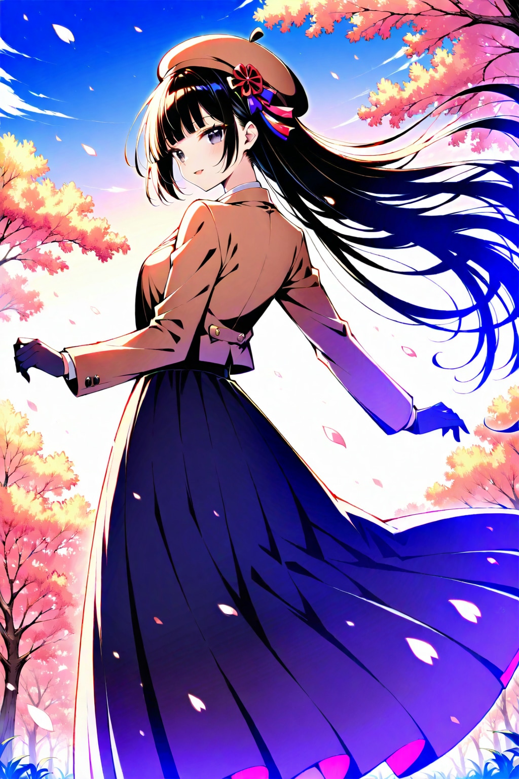 桜と女の子 2025　その３