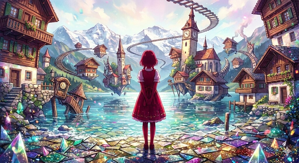 湖畔の村4 | の人気AIイラスト・グラビア