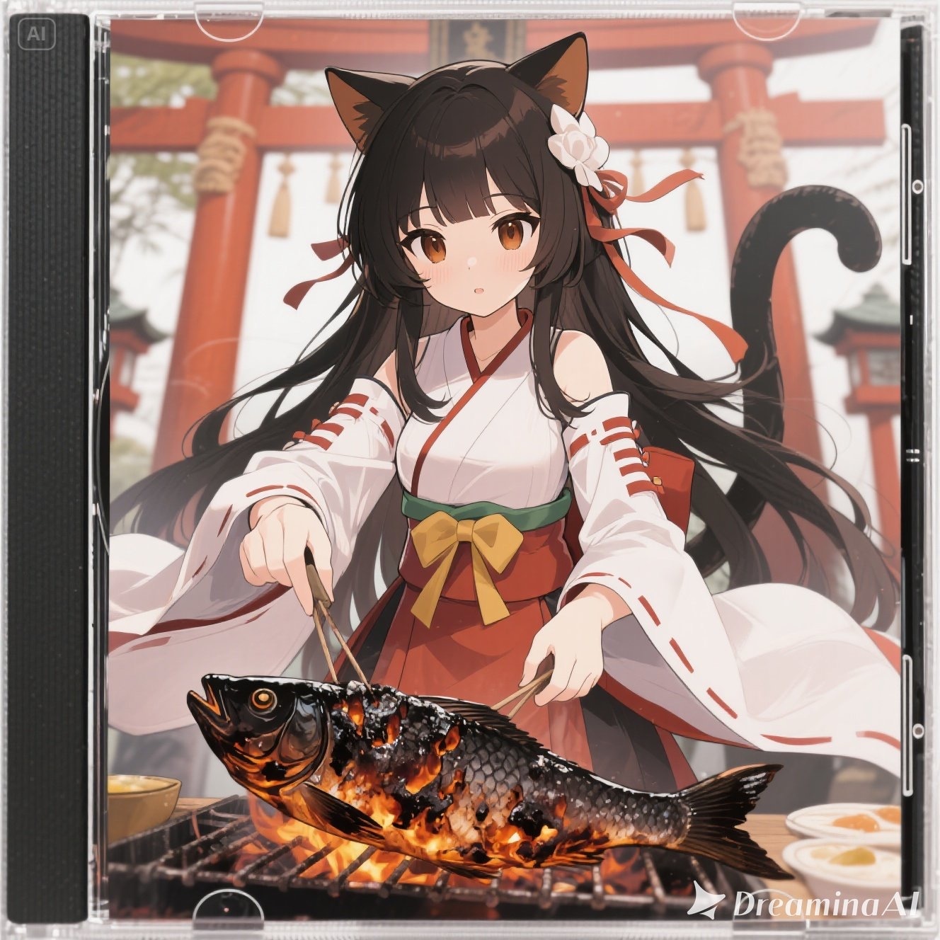 さくらちゃんの「黒コゲ焼きざかにゃ」CD化？ | の人気AIイラスト・グラビア