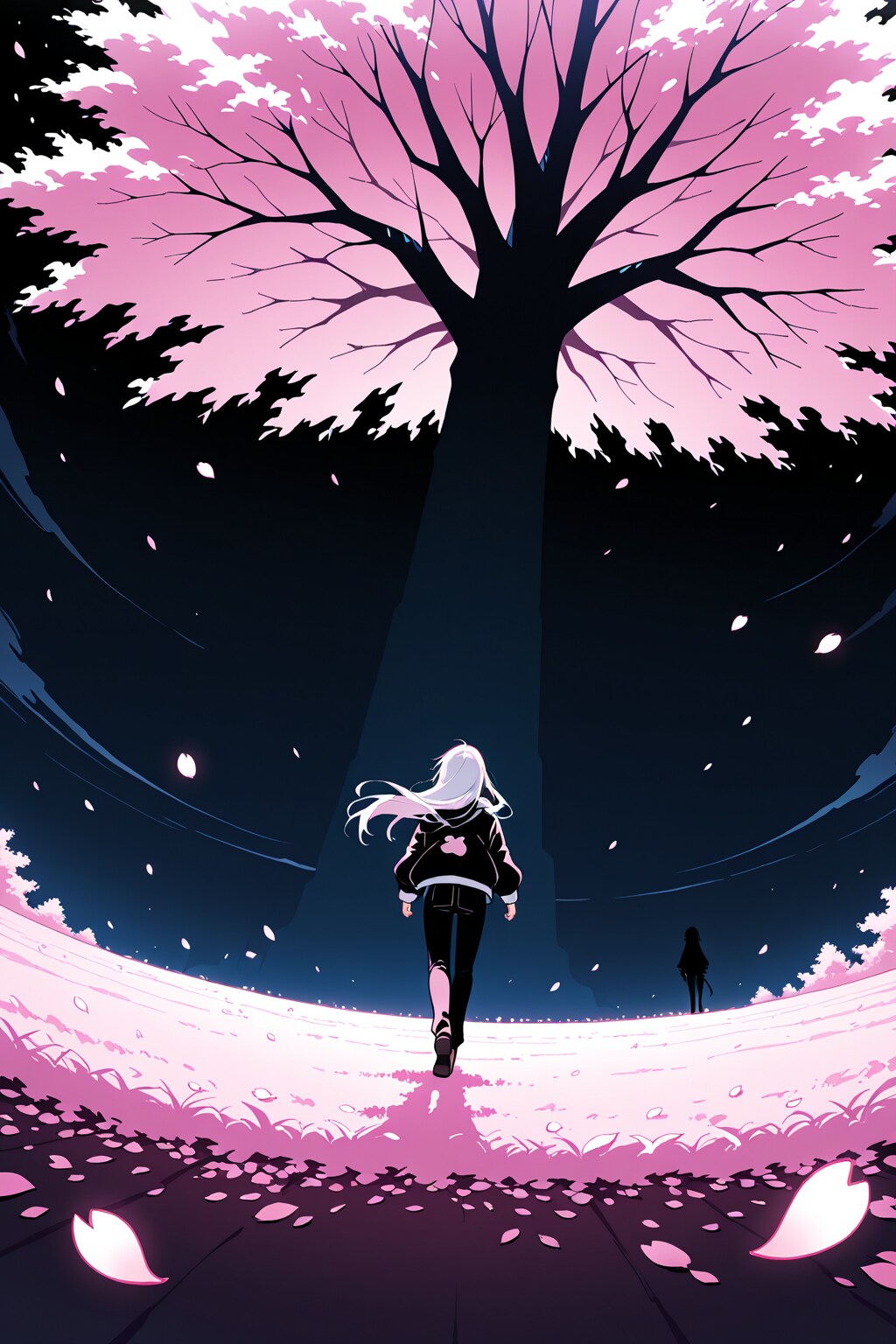 夜桜