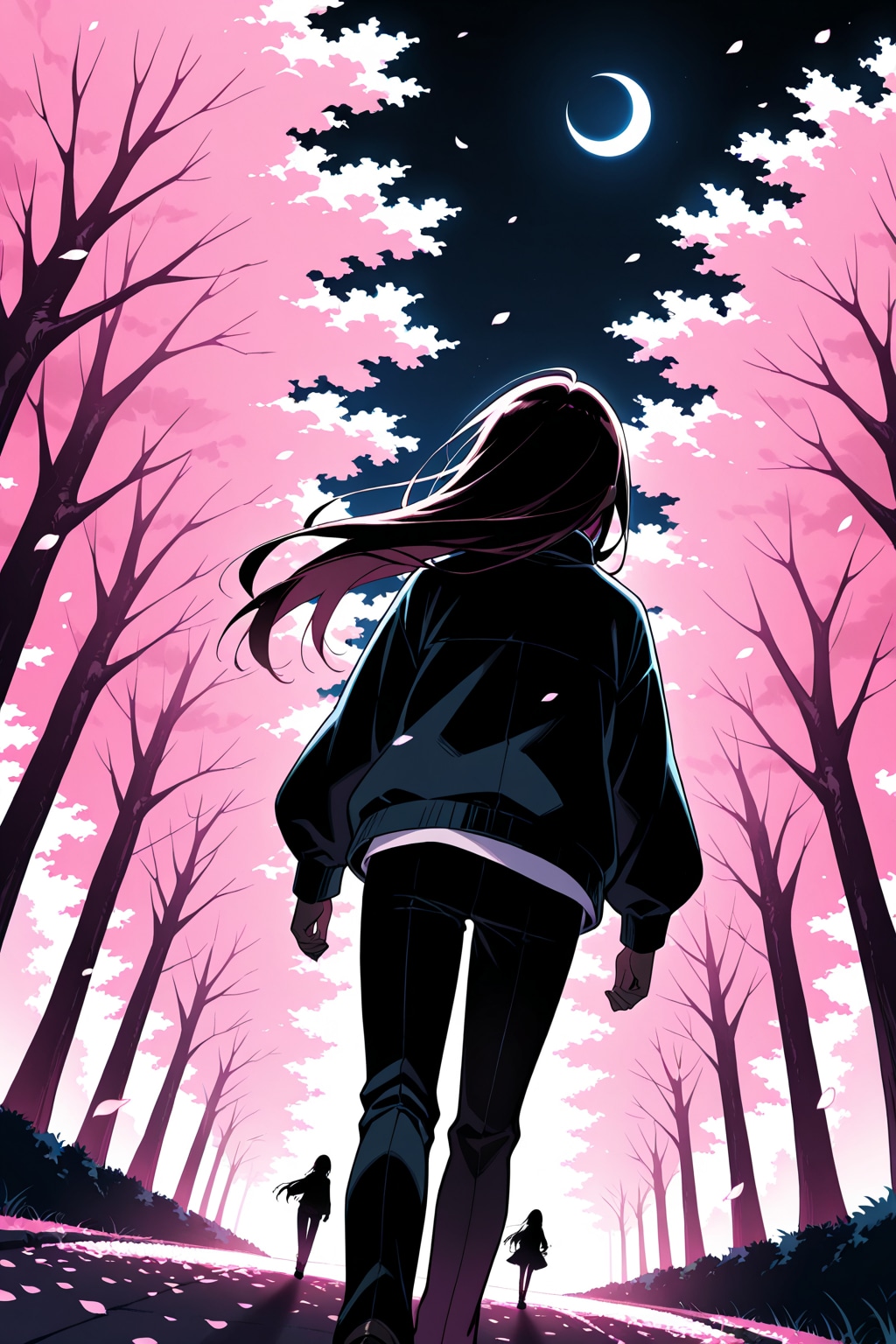 夜桜 | の人気AIイラスト・グラビア