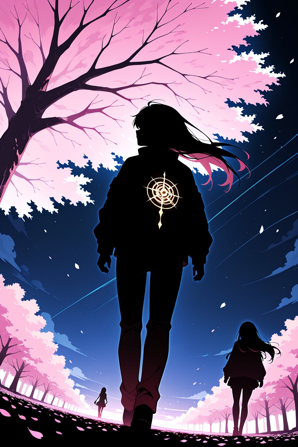 夜桜