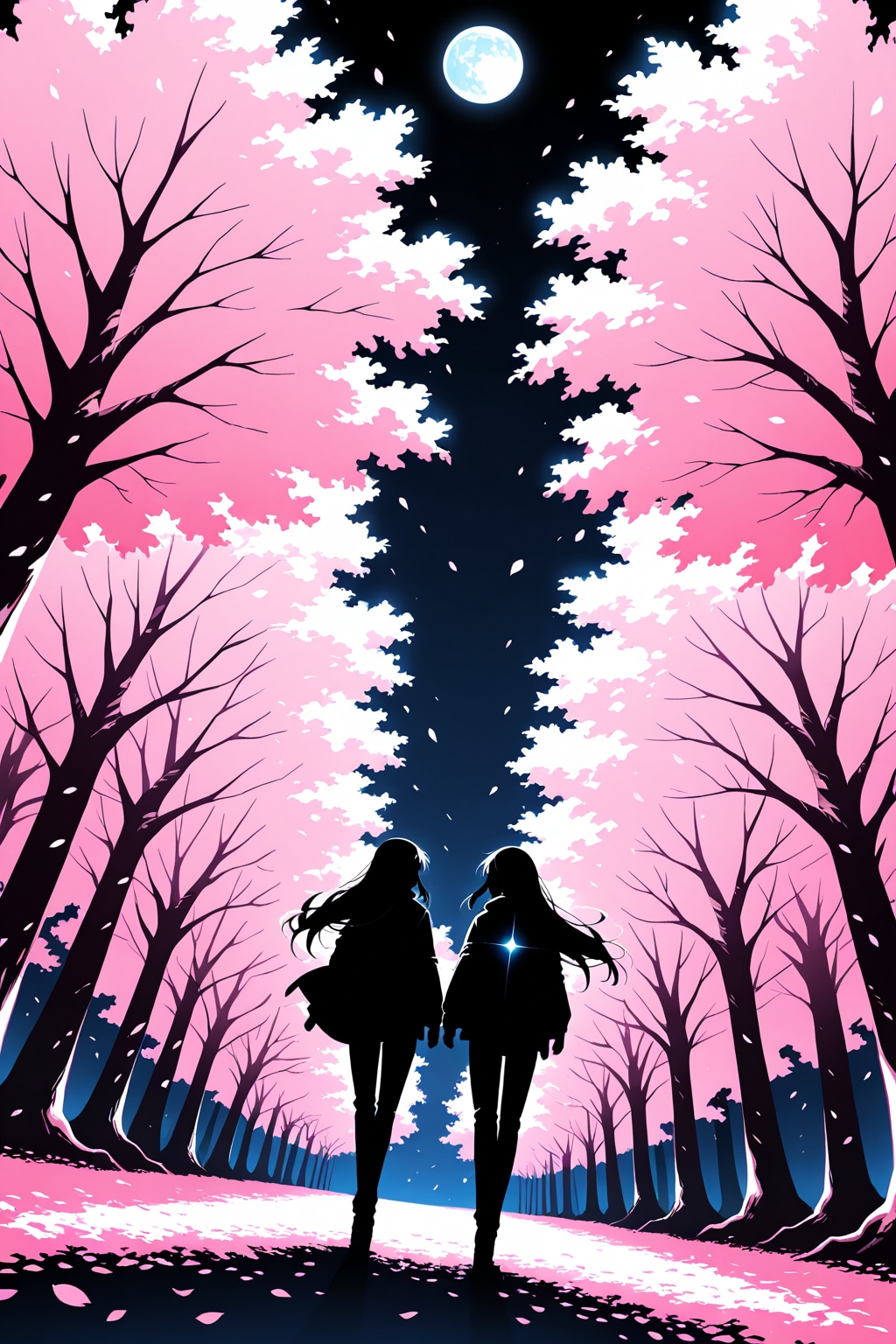 夜桜