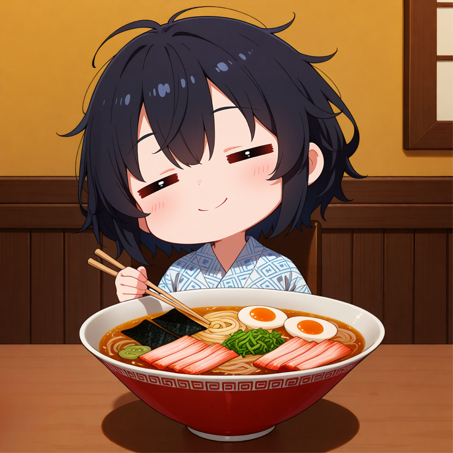朝は腹八分目