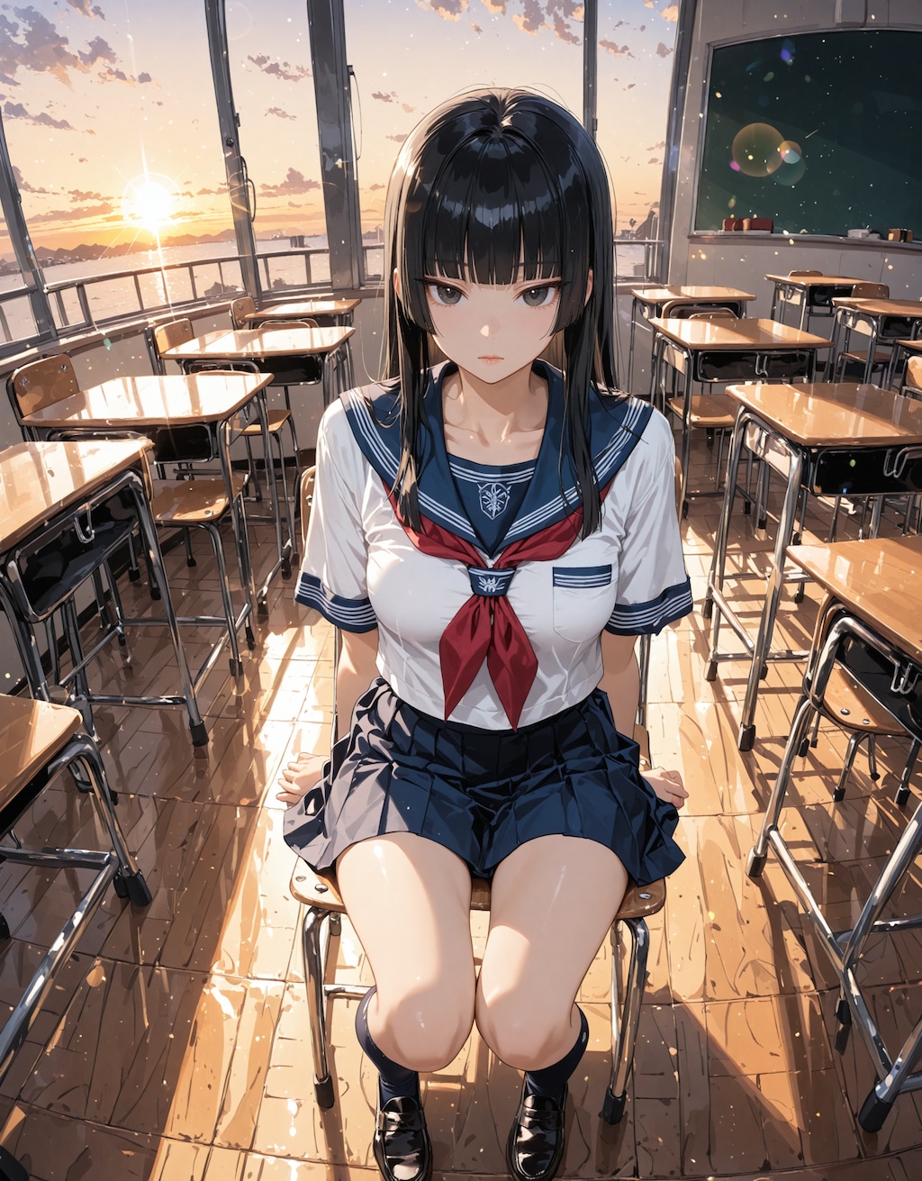 学校での冬花さん