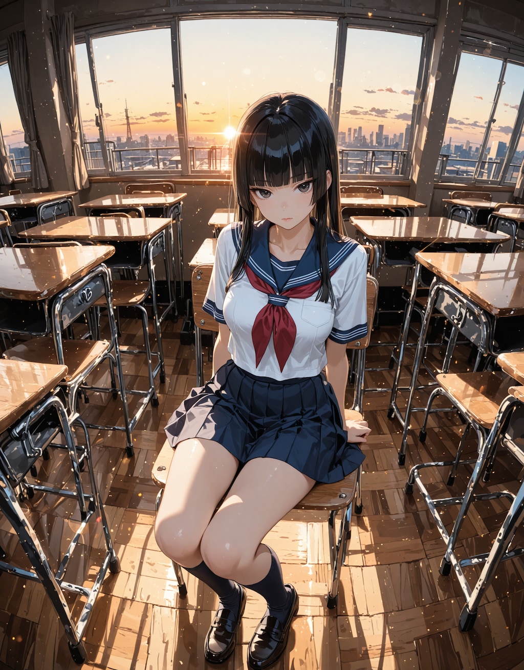 学校での冬花さん