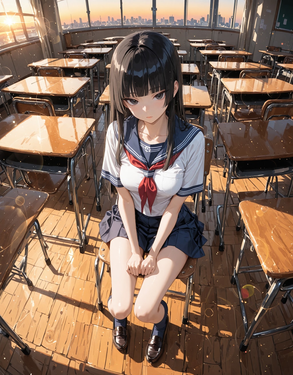 学校での冬花さん