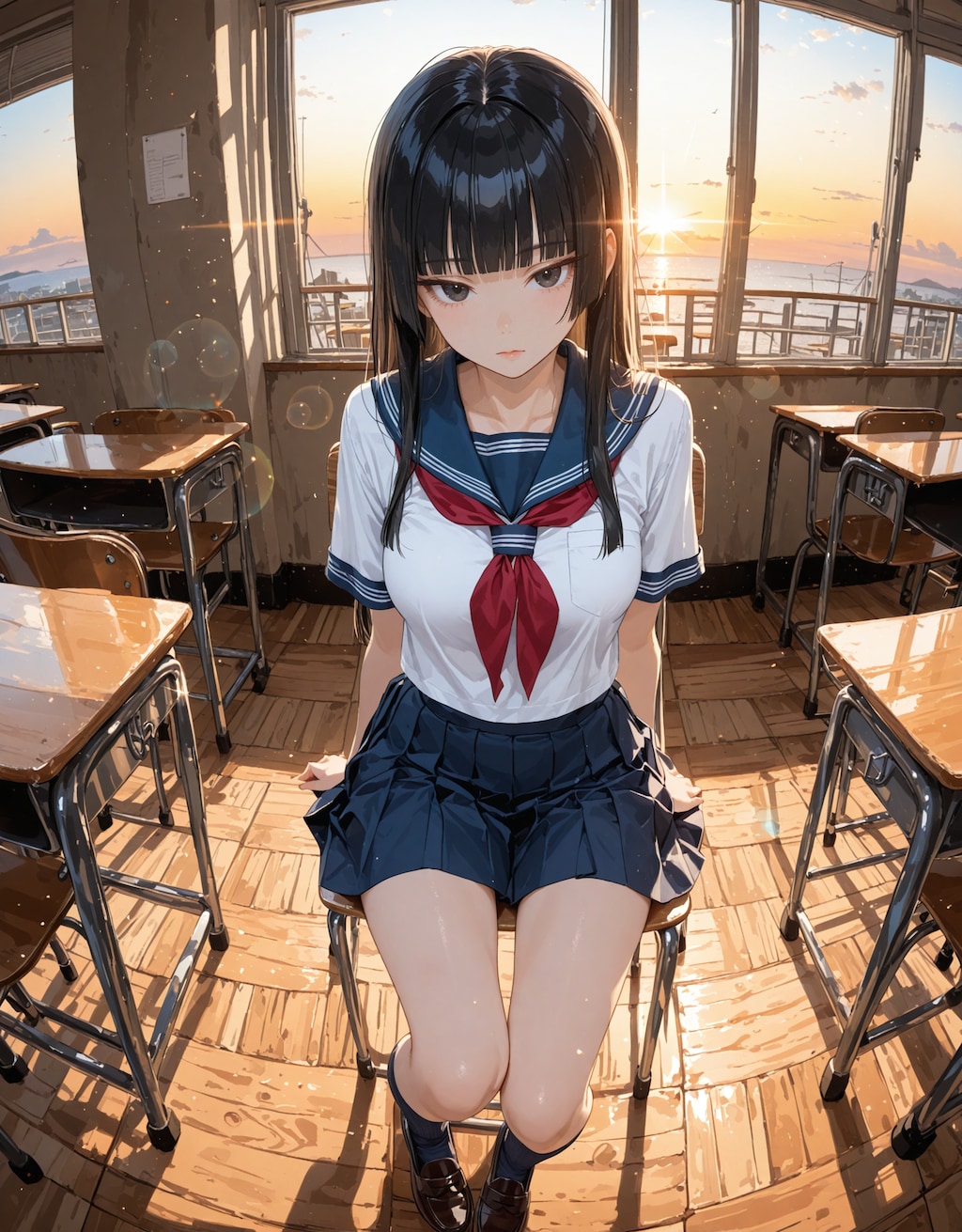 学校での冬花さん