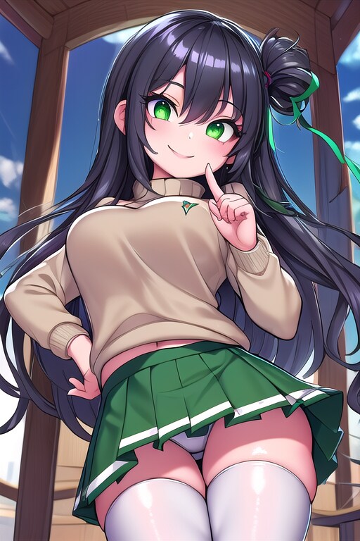 ミニスカートの子 | の人気AIイラスト・グラビア