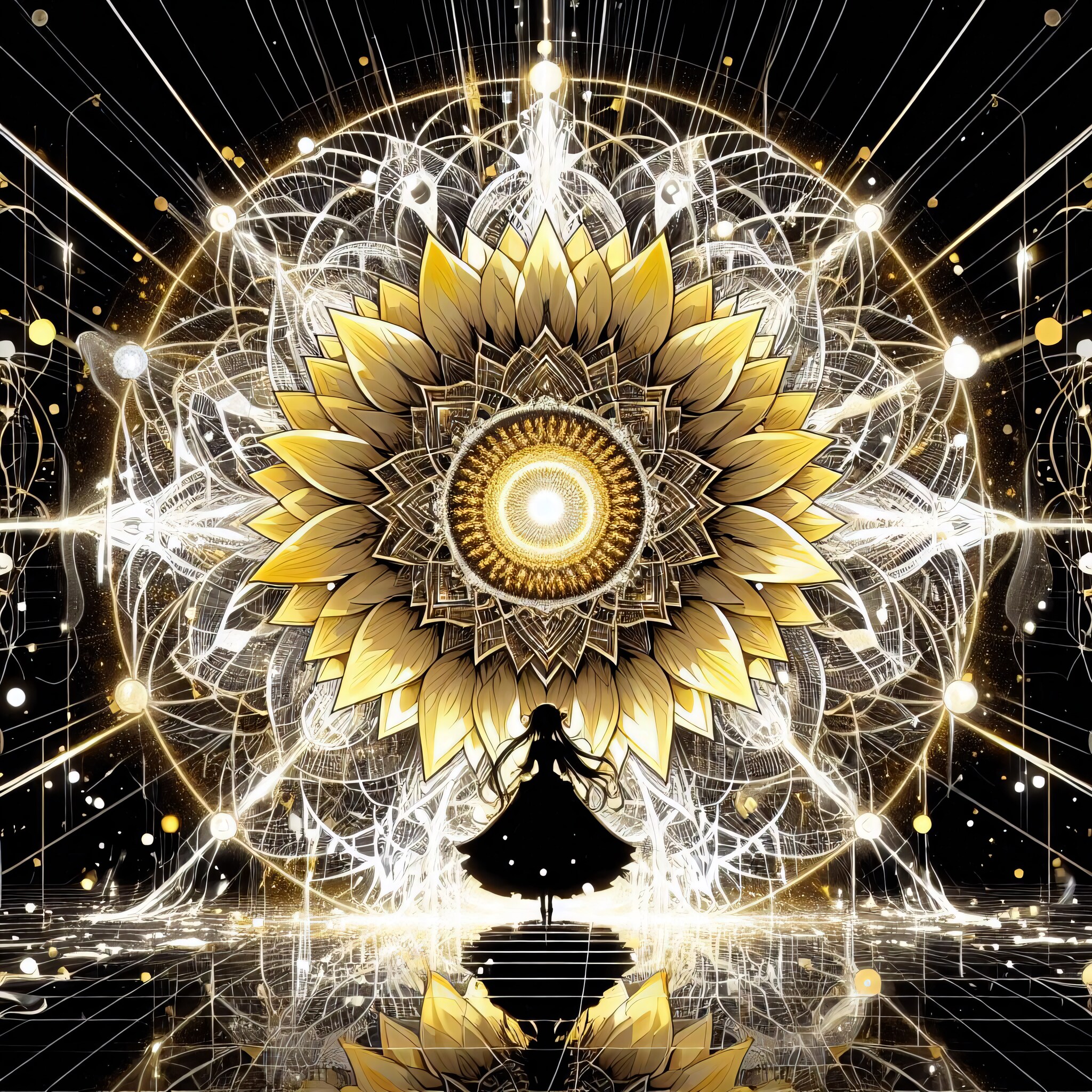 黄金向日葵 | の人気AIイラスト・グラビア