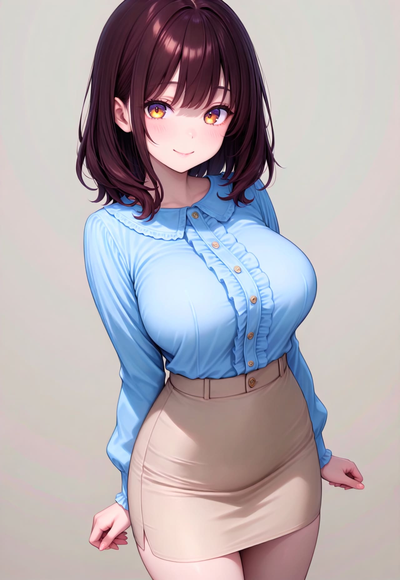 376（水色のブラウス）