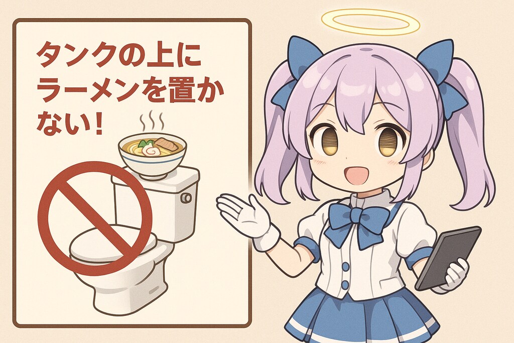 トイレの使い方