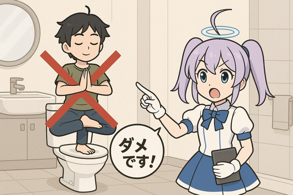トイレの使い方