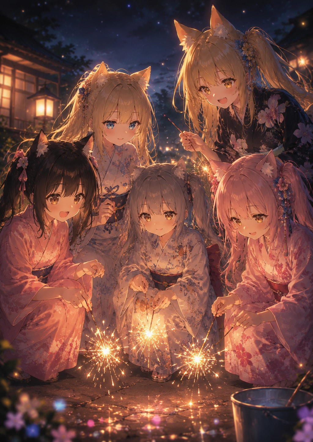 線香花火イラスト&SS