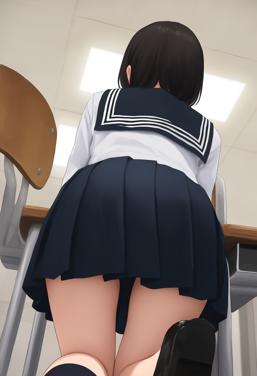 後ろ姿