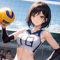 Volleyball girl 4枚目