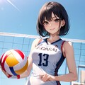 Volleyball girl 2枚目