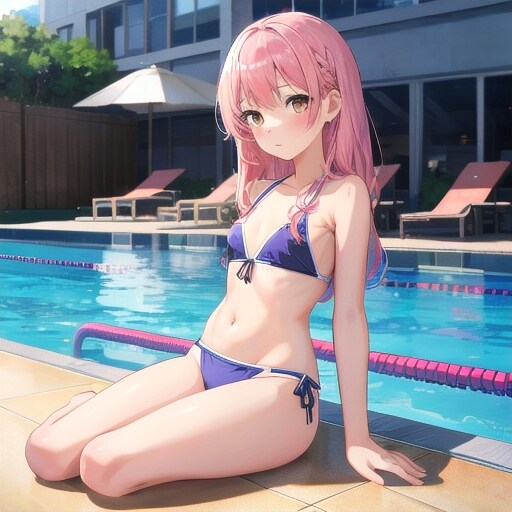 プールサイドの君5