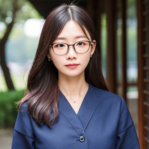 眼鏡女子