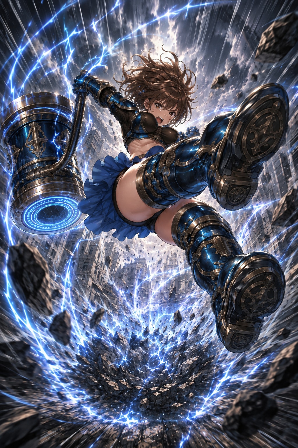 ハンマーフォール派生ドロップキック！