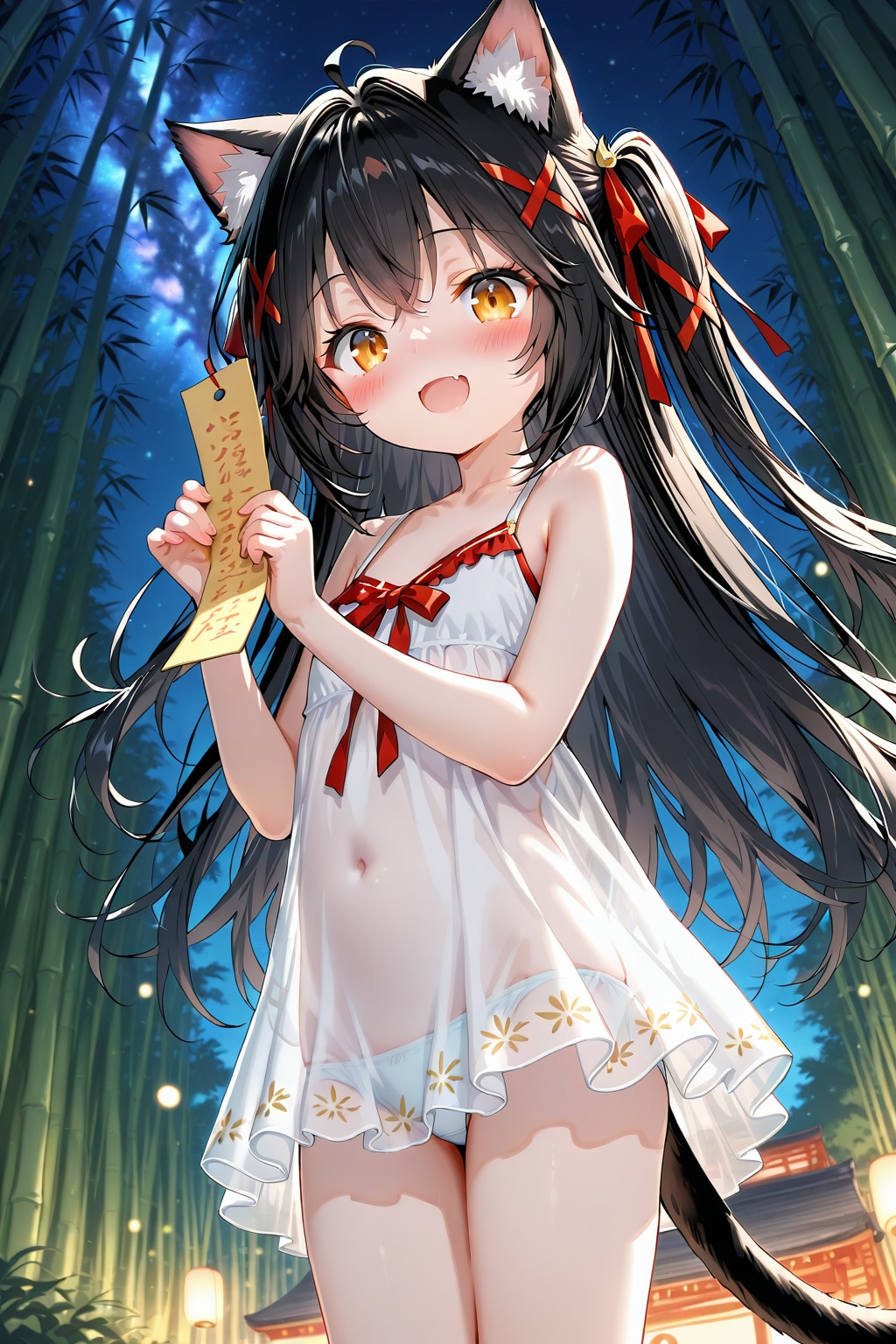 ネコミミタンザク