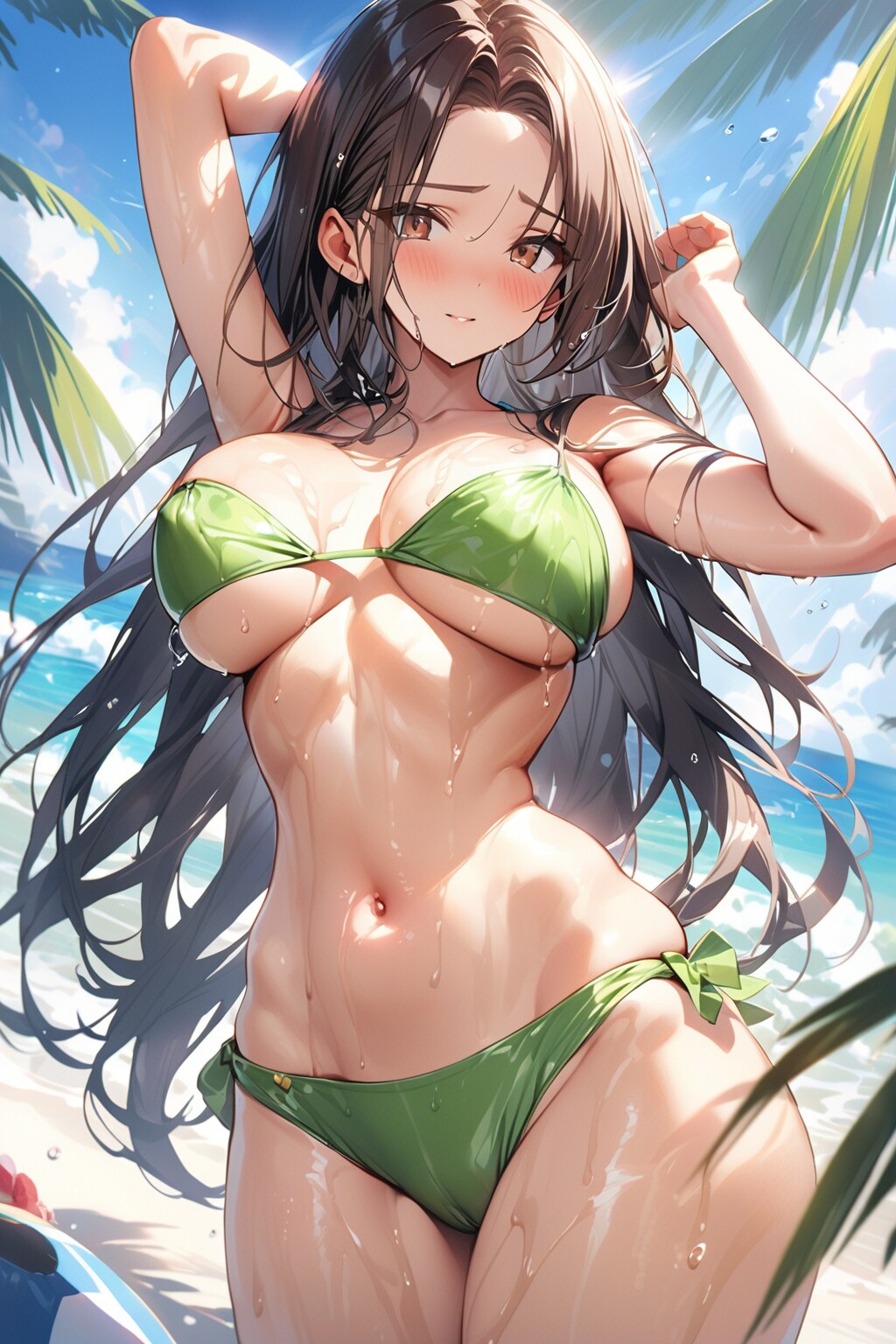水着美女