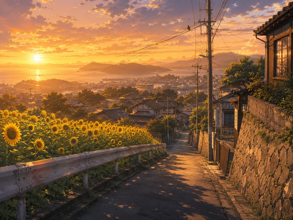 夕暮れ、3部作