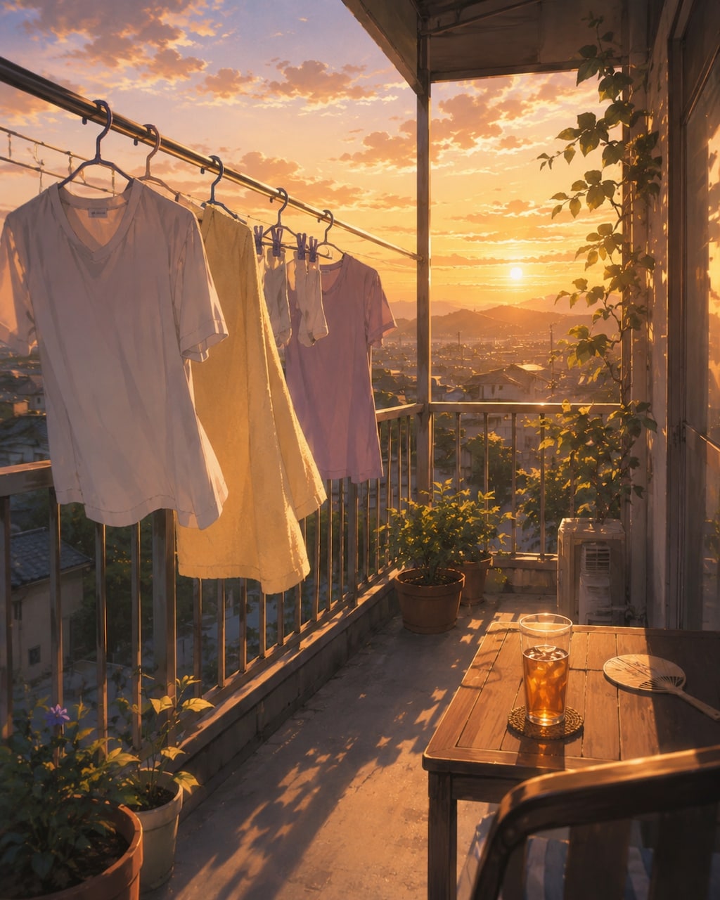 夕暮れ、3部作