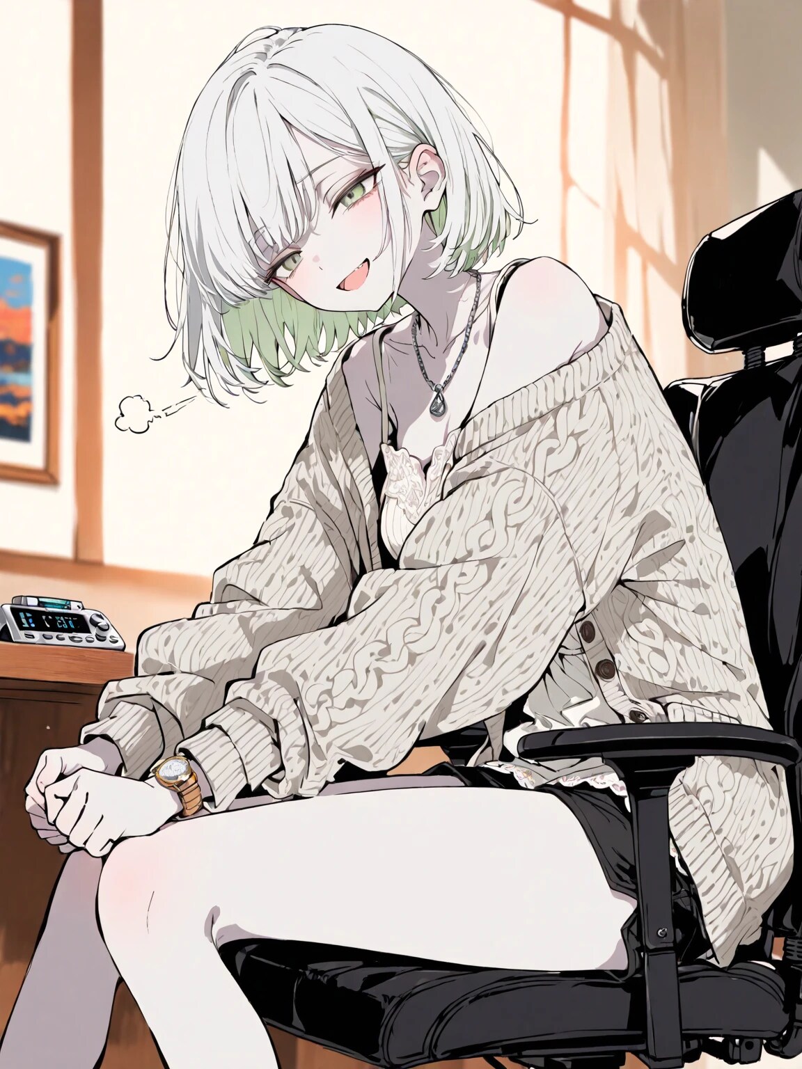 白髮ちゃんはお疲れ