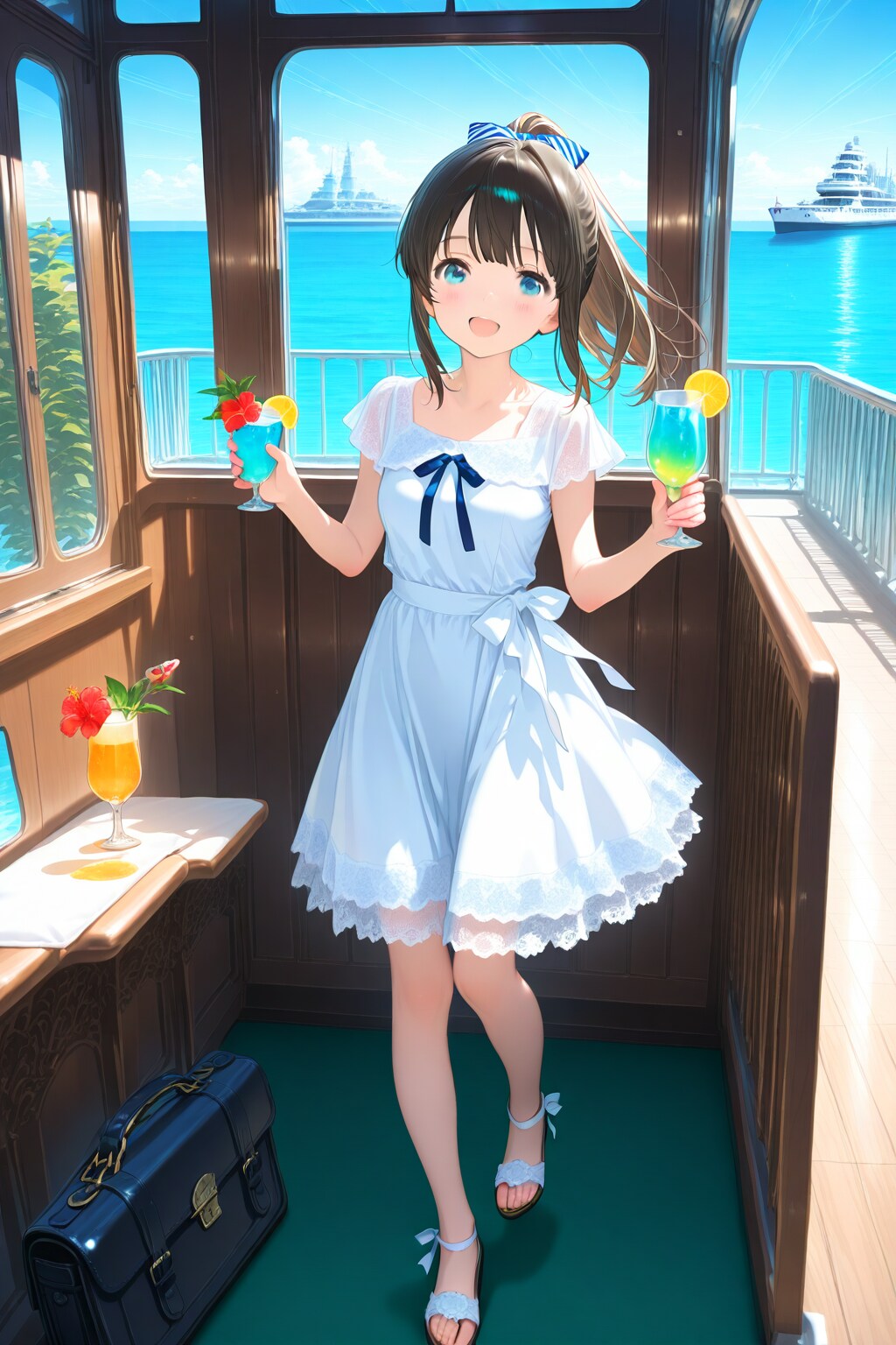 海の見えるテラス