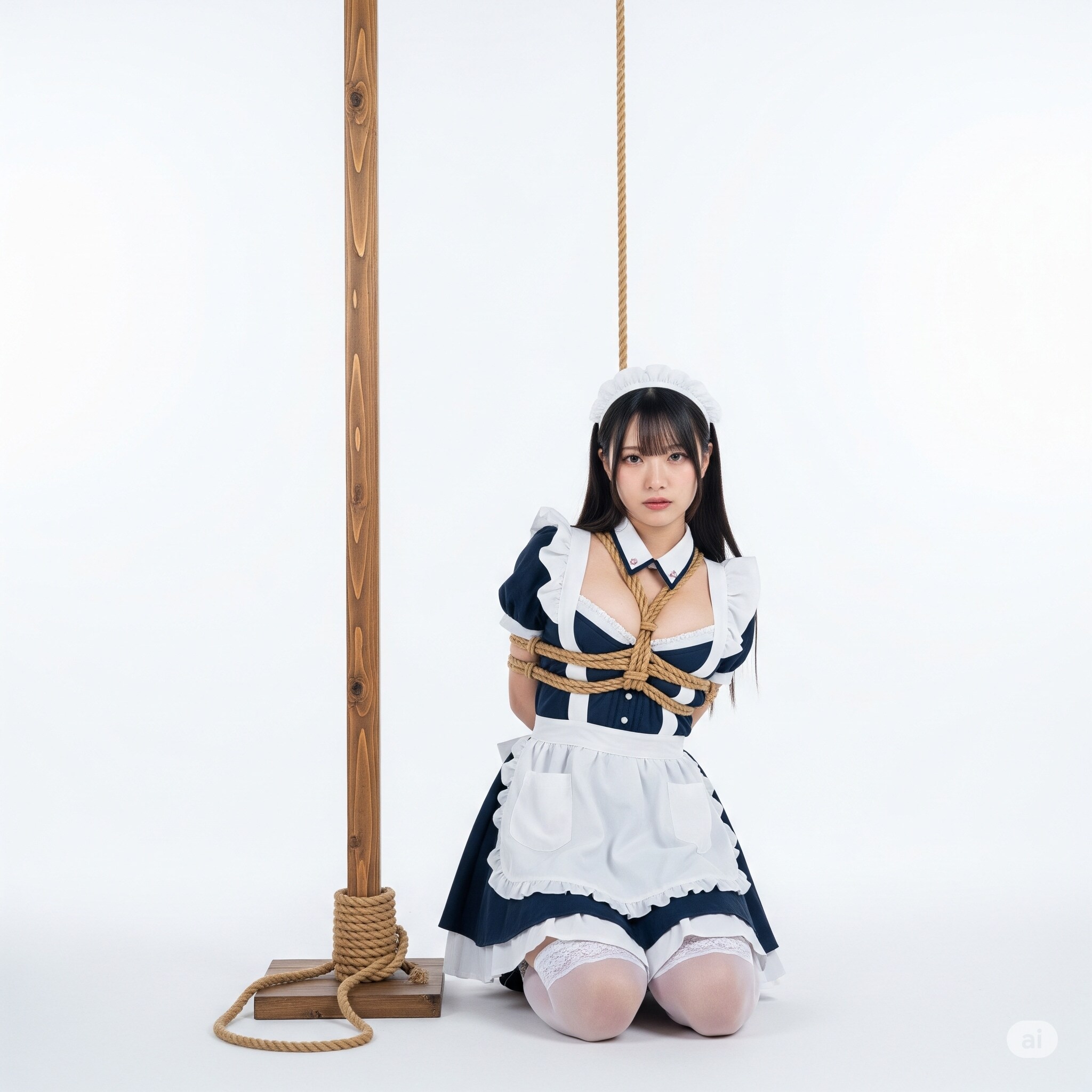 メイドさん緊縛